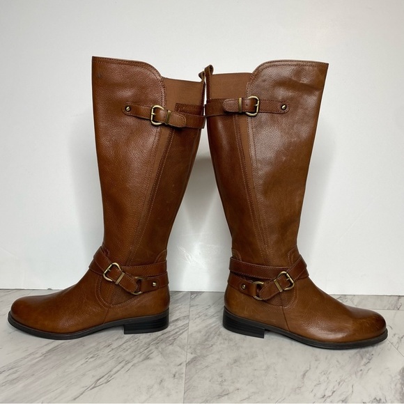 New! Naturalizer June Brown Knee High Riding Boot 6M - Picture 8 of 15